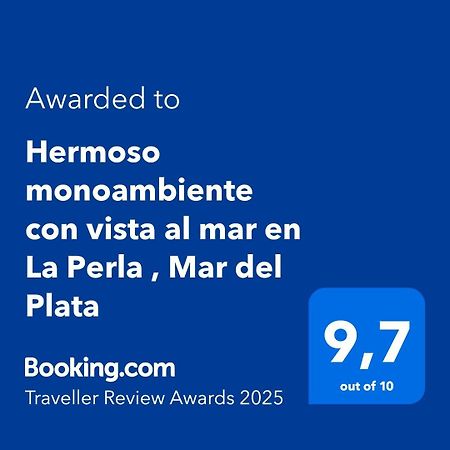 Hermoso Monoambiente Con Vista Al Mar En La Perla , Mar Del Plata Kültér fotó